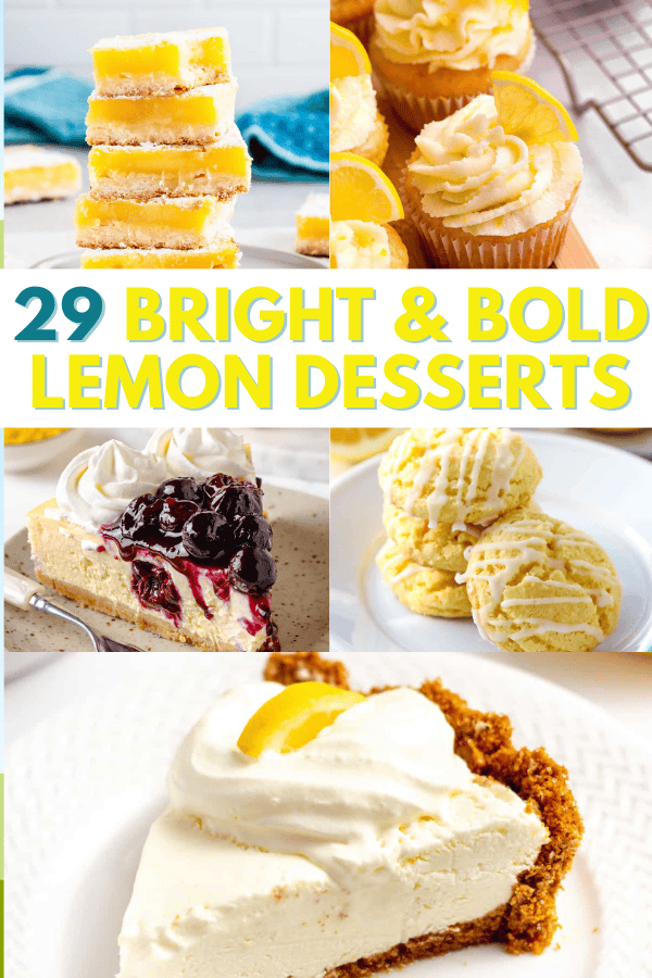 lemon dessert recipes image