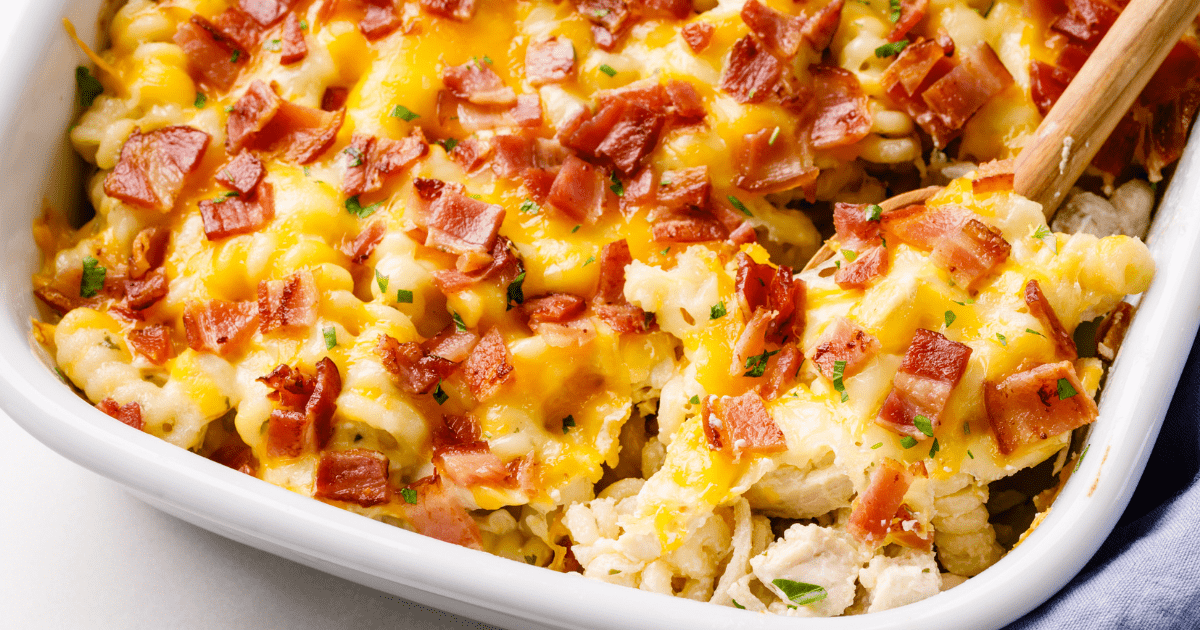 Easy Chicken Bacon Ranch Casserole