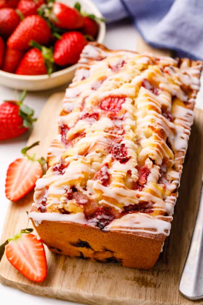 strawberry bread loaf 