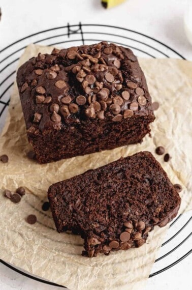 Double Chocolate Banana Bread-3