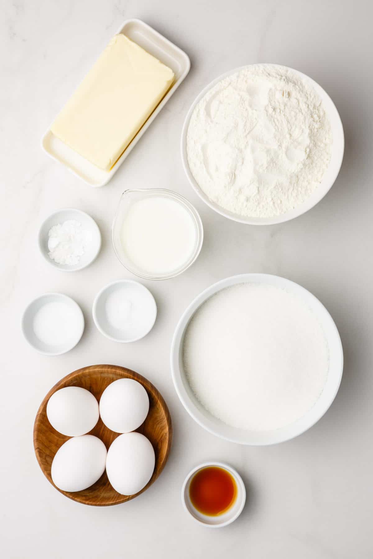ingredients to make kentucky butter cake