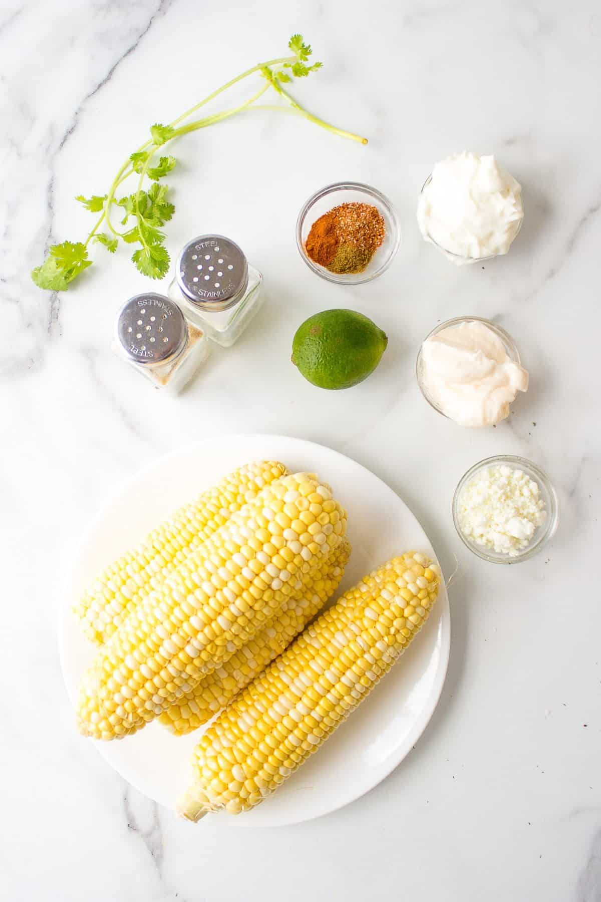 ingredients to make mexican corn