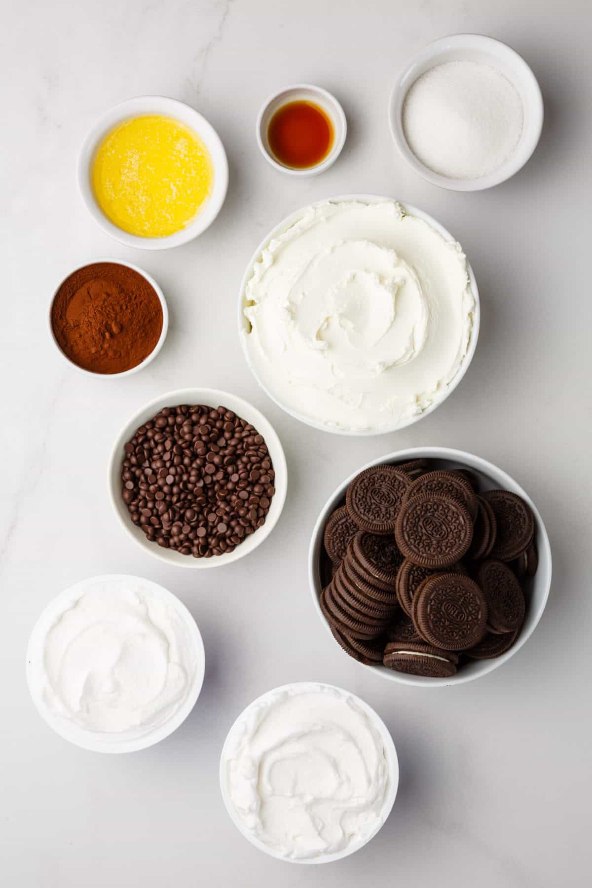 ingredients to make no bake chocolate cheesecake