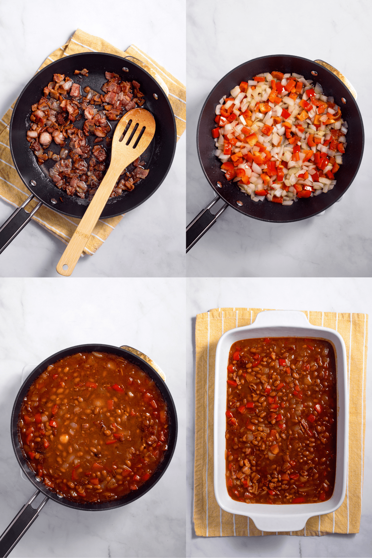 steps to make baked beans