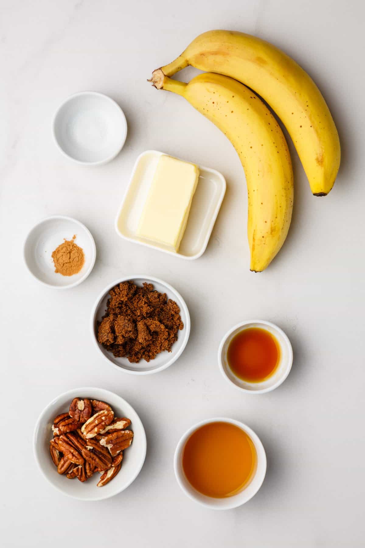 ingredients to make bananas foster