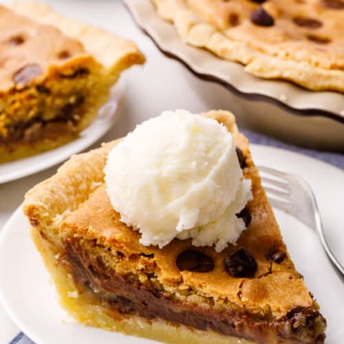 Gooey Chocolate Chip Pie Recipe All Things Mamma