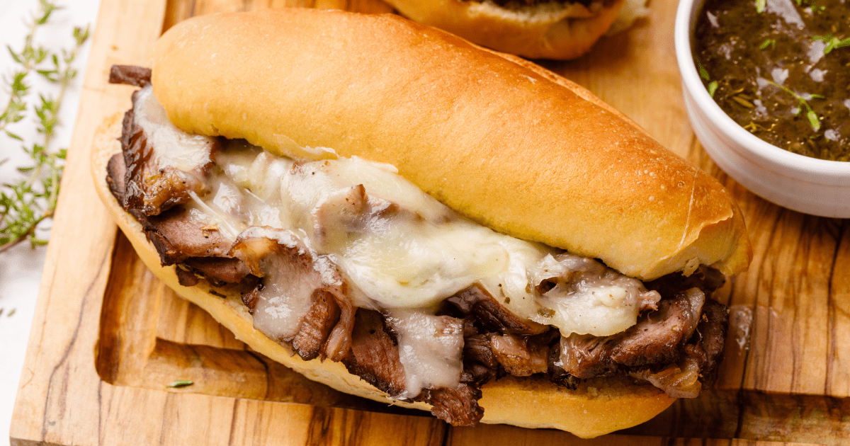 Juicy French Dip Sandwich - All Things Mamma