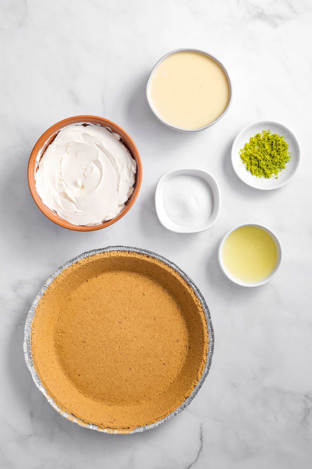 ingredients to make no bake key lime pie
