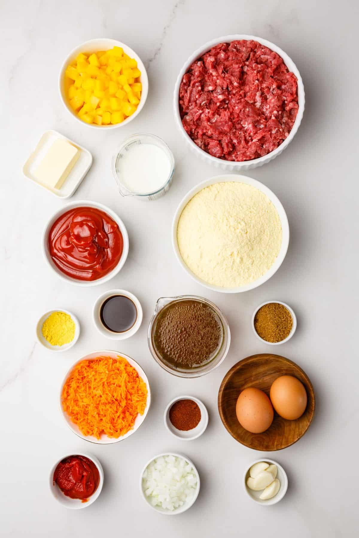 ingredients to make sloppy joe casserole