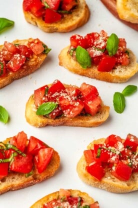 Homemade Tomato Bruschetta Recipe | All Things Mamma