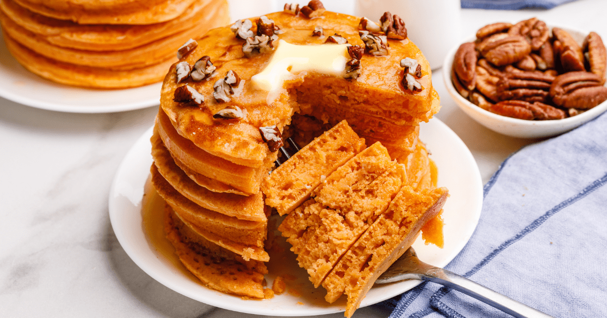 Easy Pumpkin Pancakes (With Bisquick!) All Things Mamma