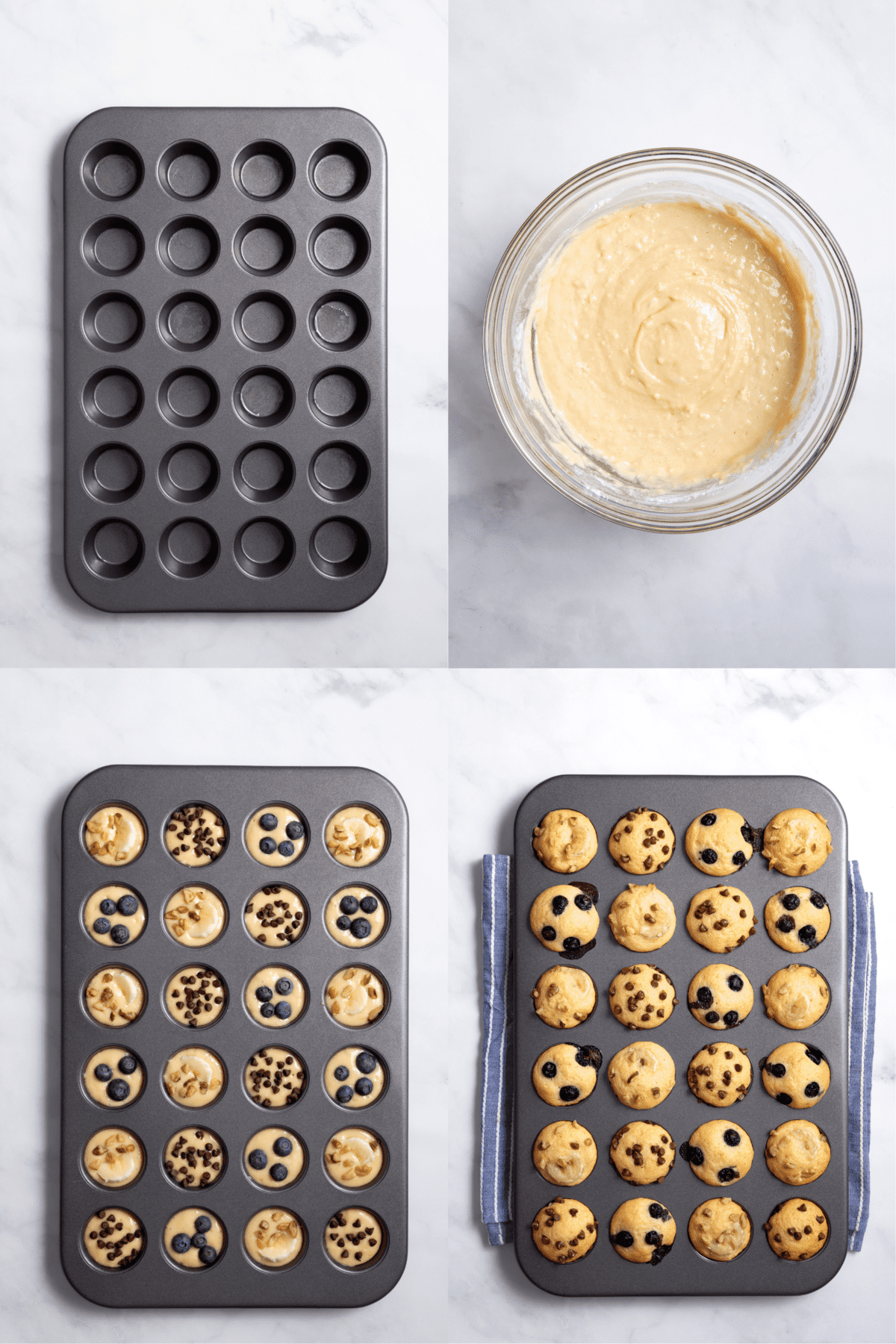 steps to make pancake muffins