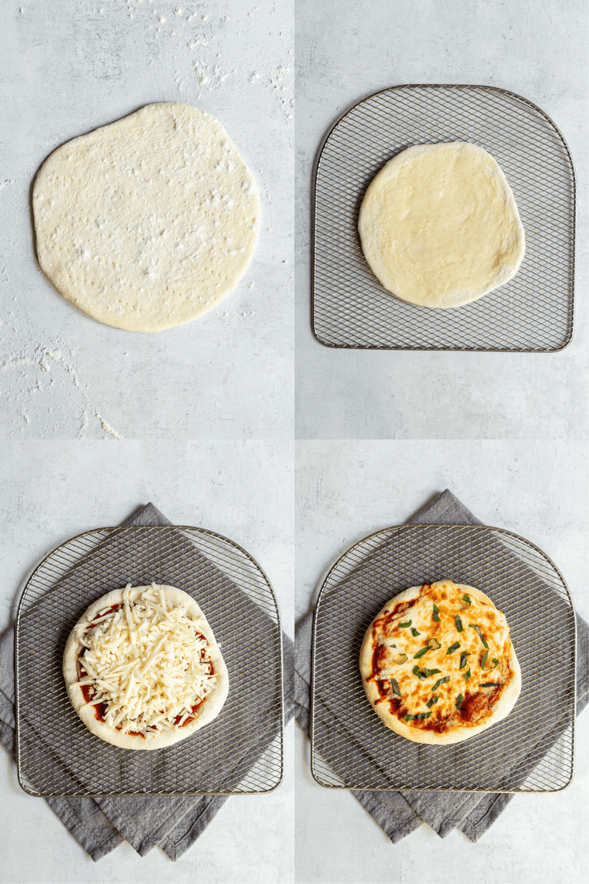 steps to make air fryer pizza