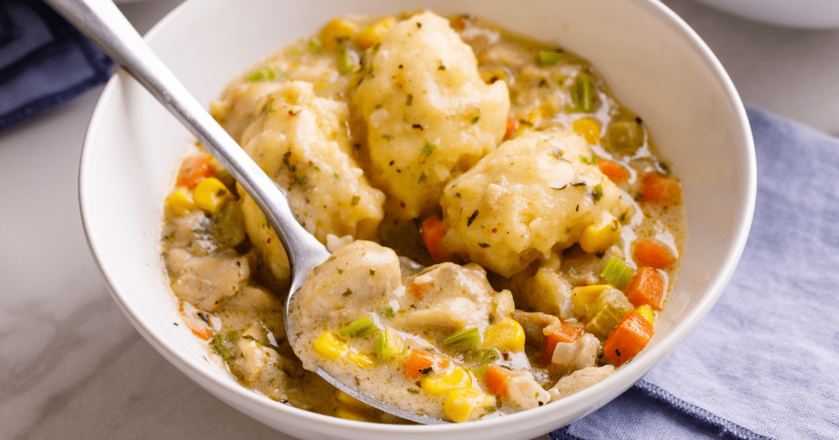 Easy Chicken & Dumplings Recipe All Things Mamma