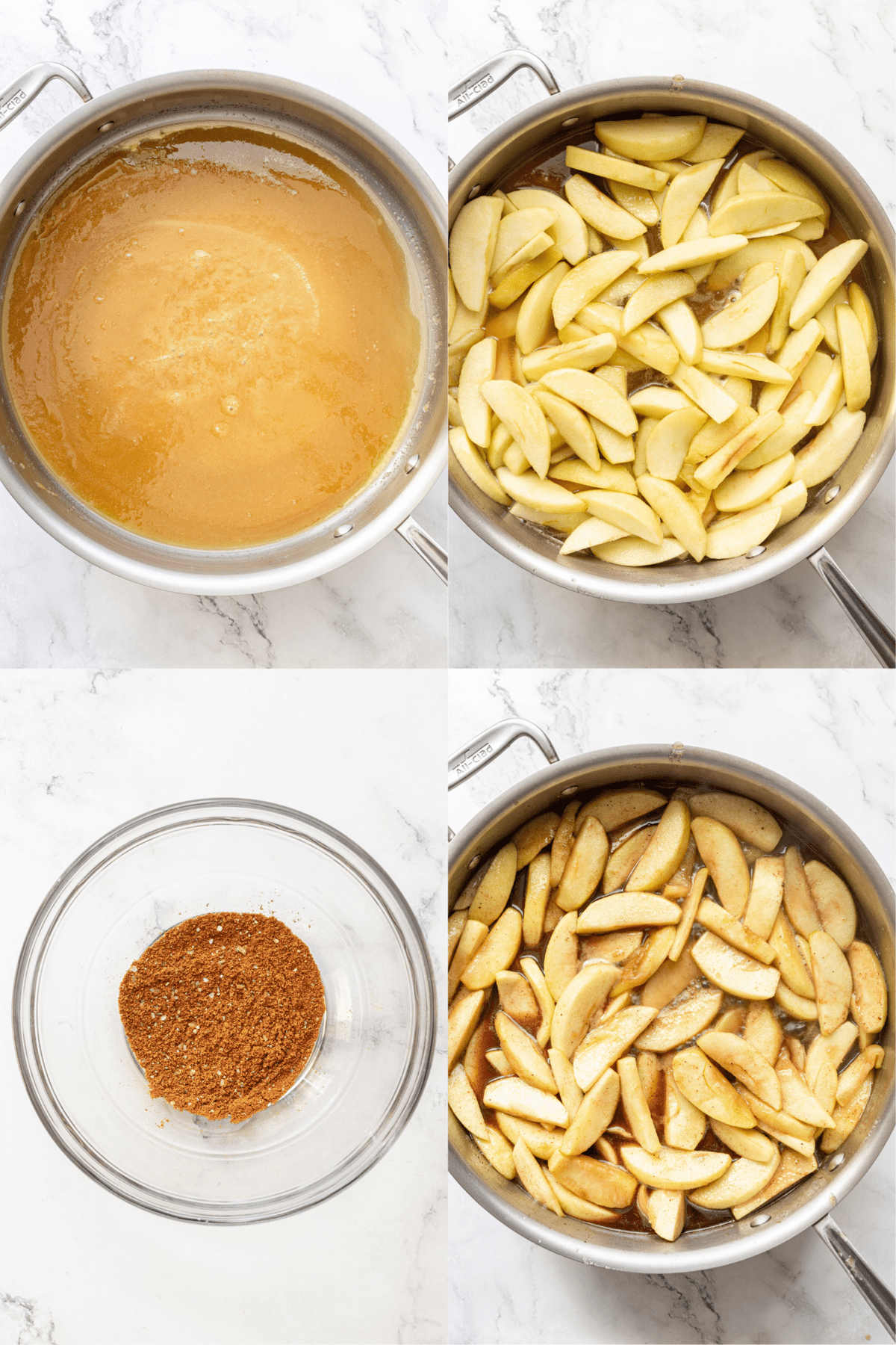 steps to make fried apples