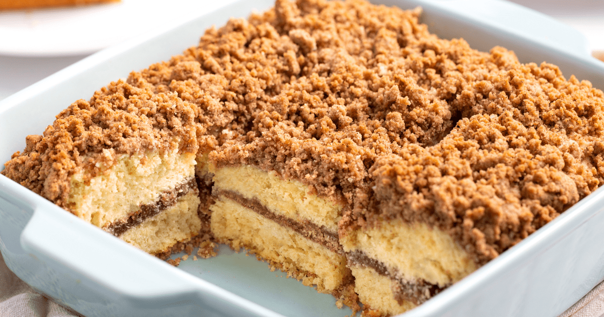 The Best Homemade Coffee Cake Recipe All Things Mamma