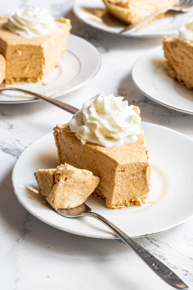 Easy No-Bake Pumpkin Cheesecake Recipe | All Things Mamma