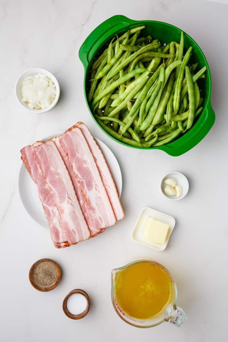 Simple Southern Green Beans With Bacon All Things Mamma
