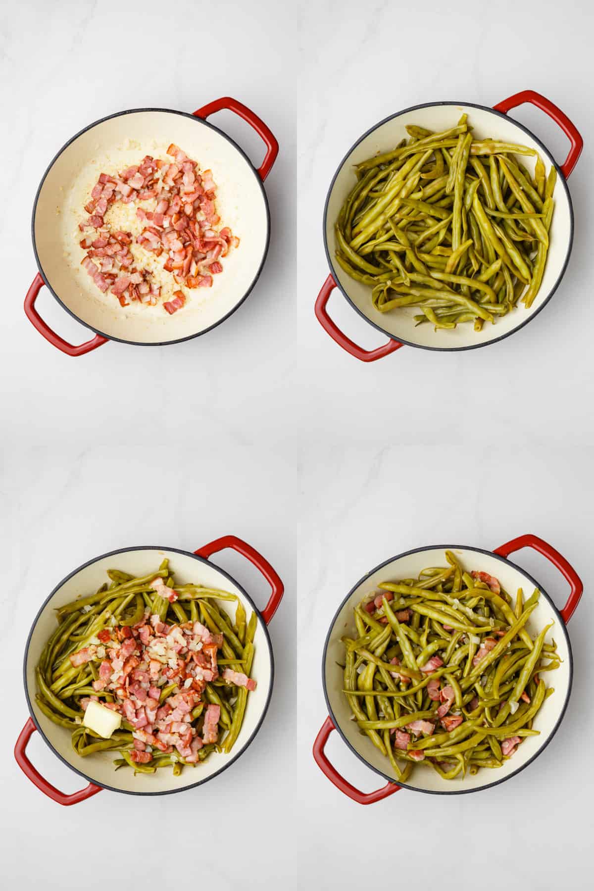 steps to make southern style green beans