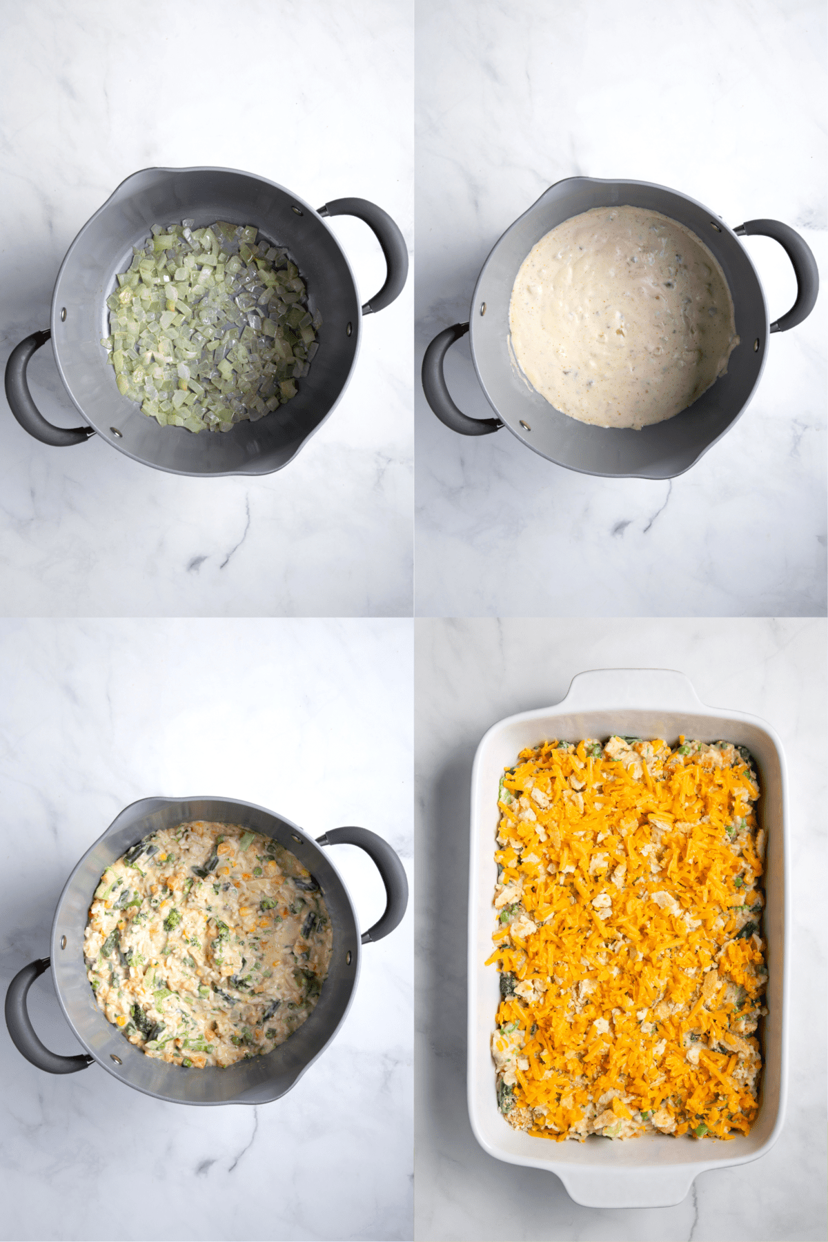 steps to make vegetable casserole