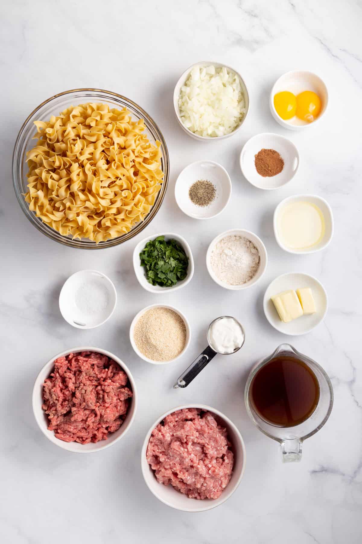 ingredients to make swedish meatballs
