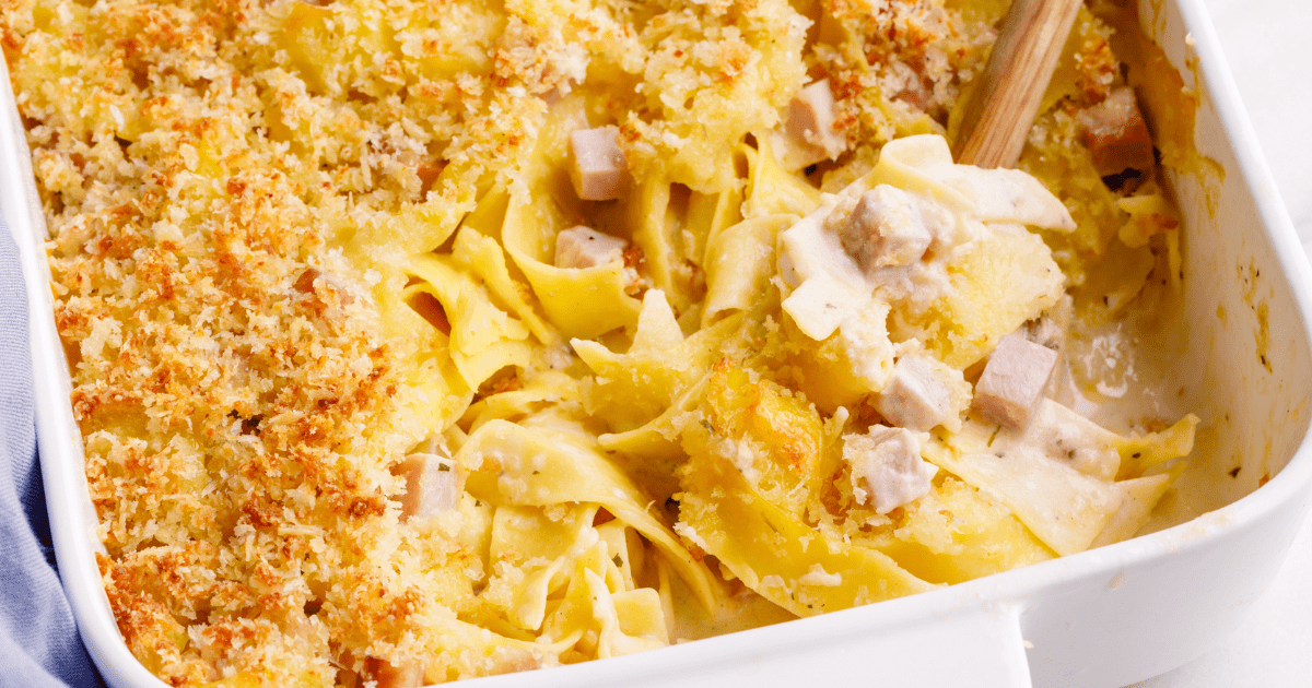 Ham casserole.