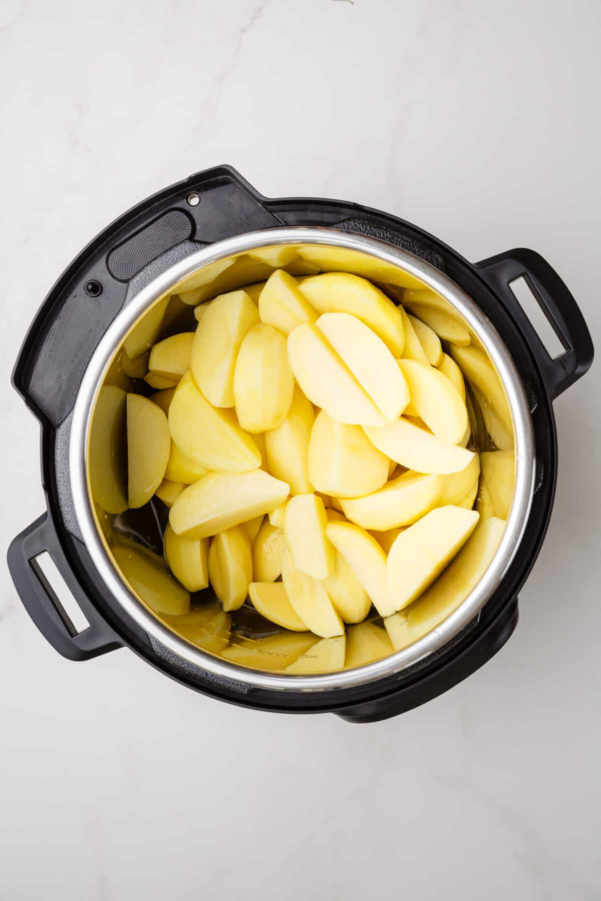 Potatoes in Instant Pot.