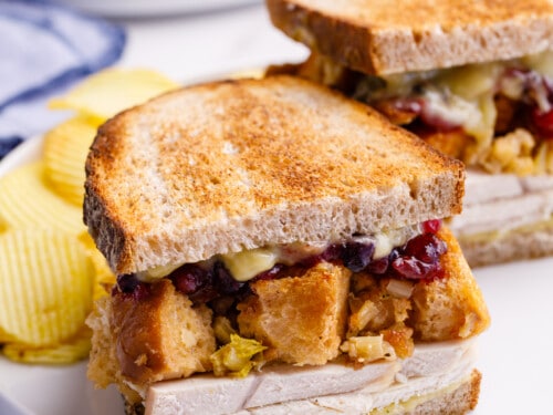 Thanksgiving Leftovers Pilgrim Sandwich