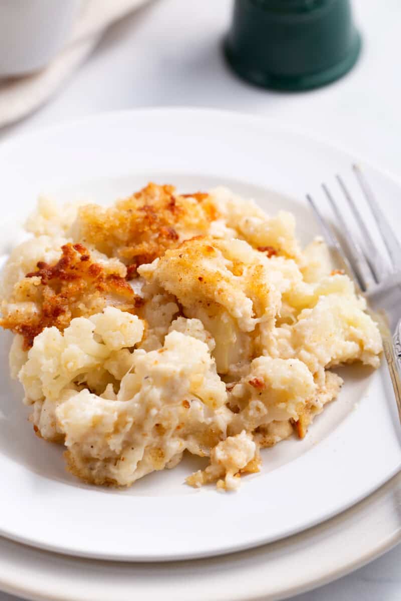 Cheesy Cauliflower Au Gratin Recipe | All Things Mamma