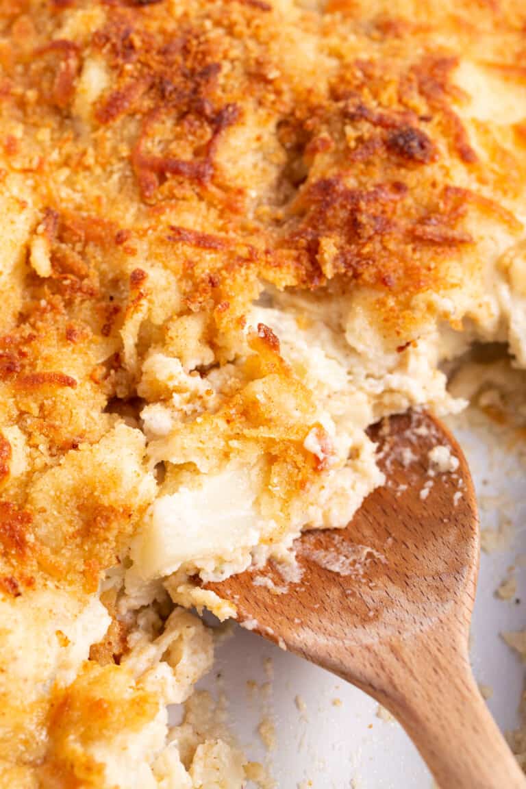Cheesy Cauliflower Au Gratin Recipe All Things Mamma