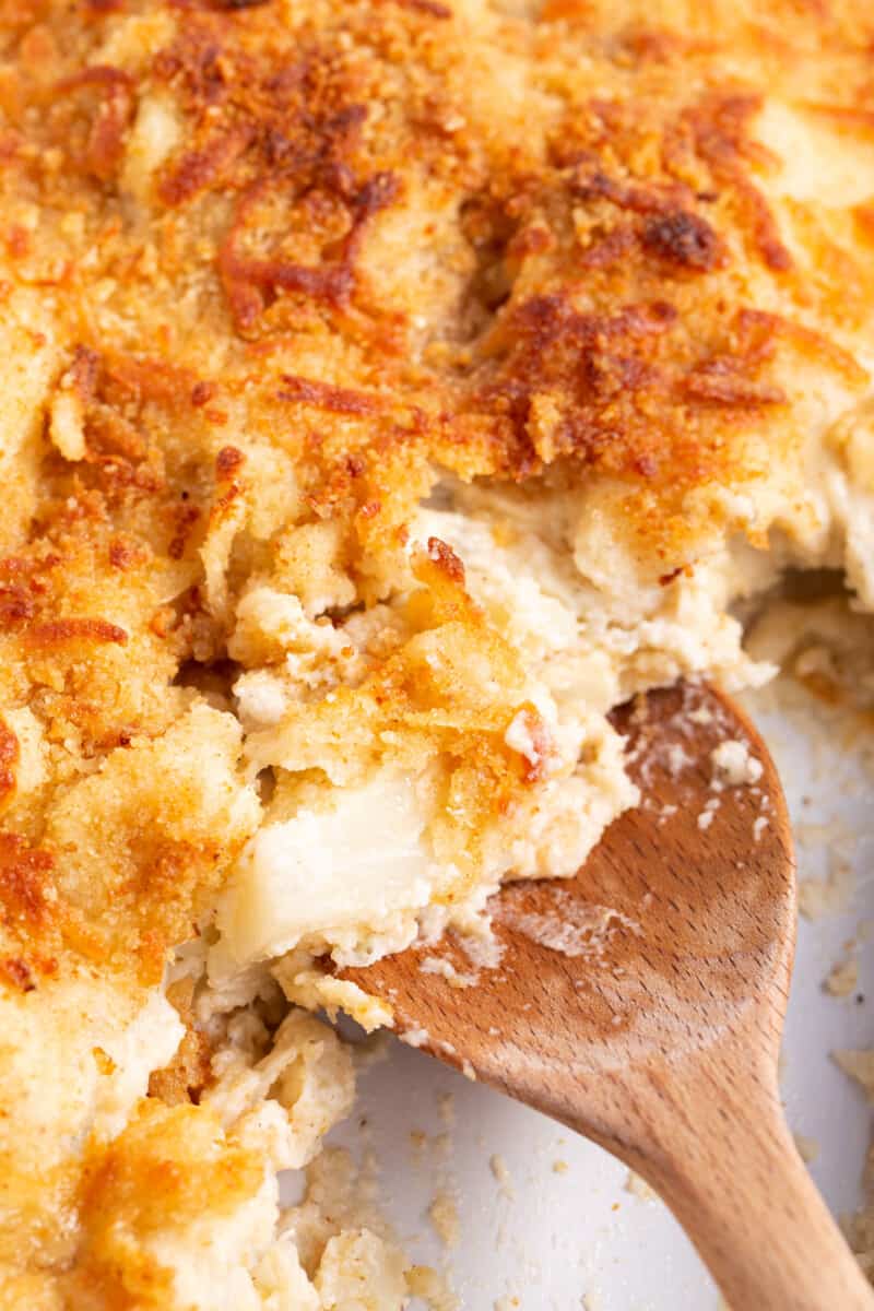 Cheesy Cauliflower Au Gratin Recipe All Things Mamma