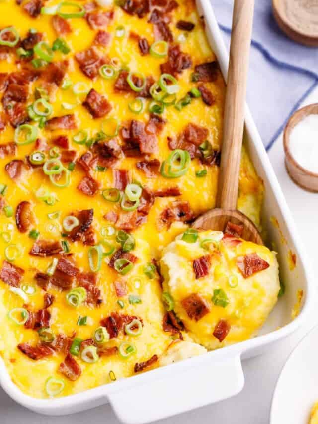 MakeAhead Mashed Potato Casserole All Things Mamma