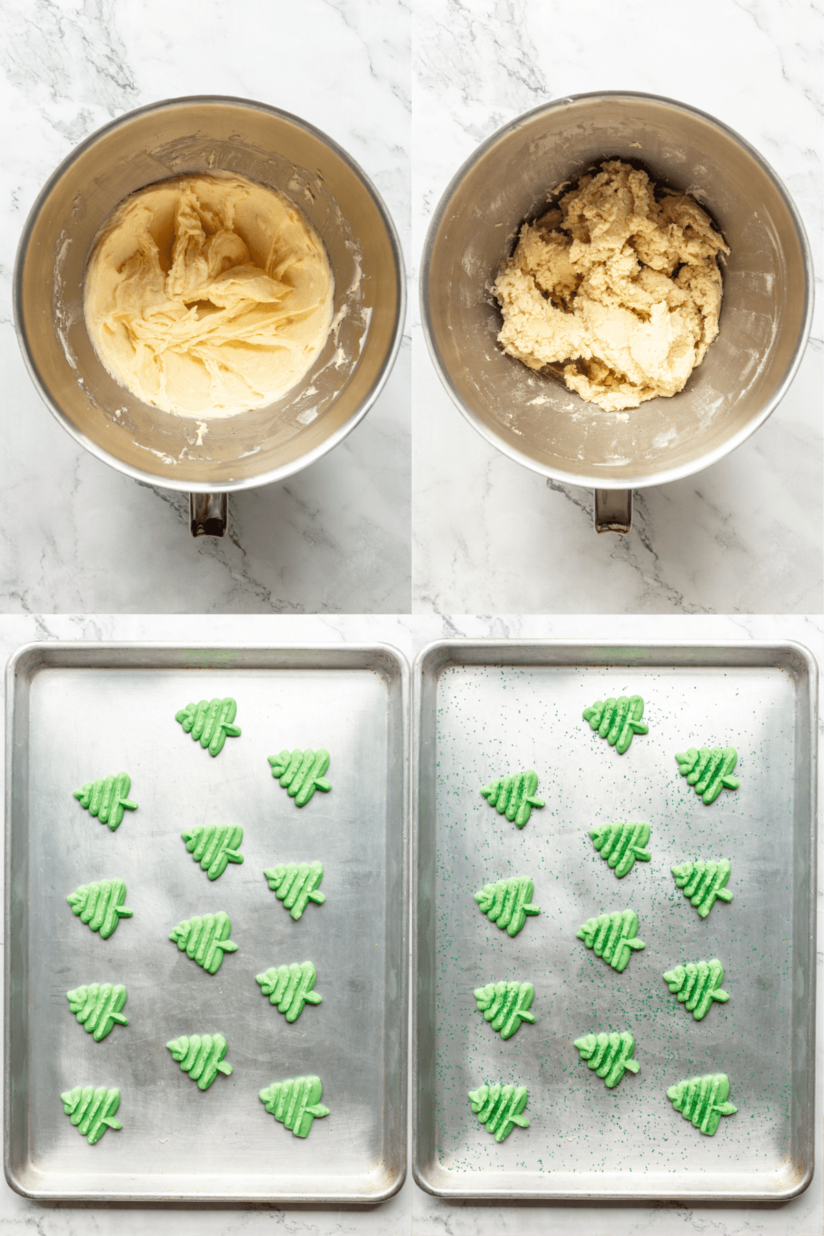 steps to make cream cheese spritz cookies