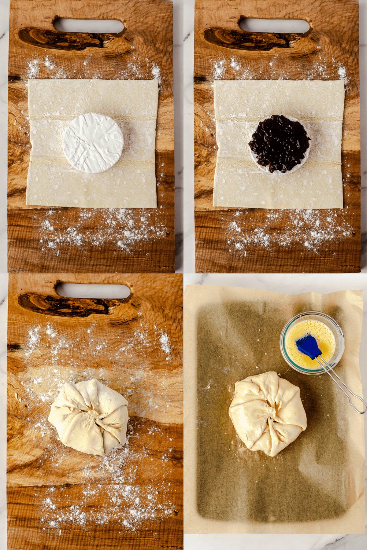 steps to make baked brie