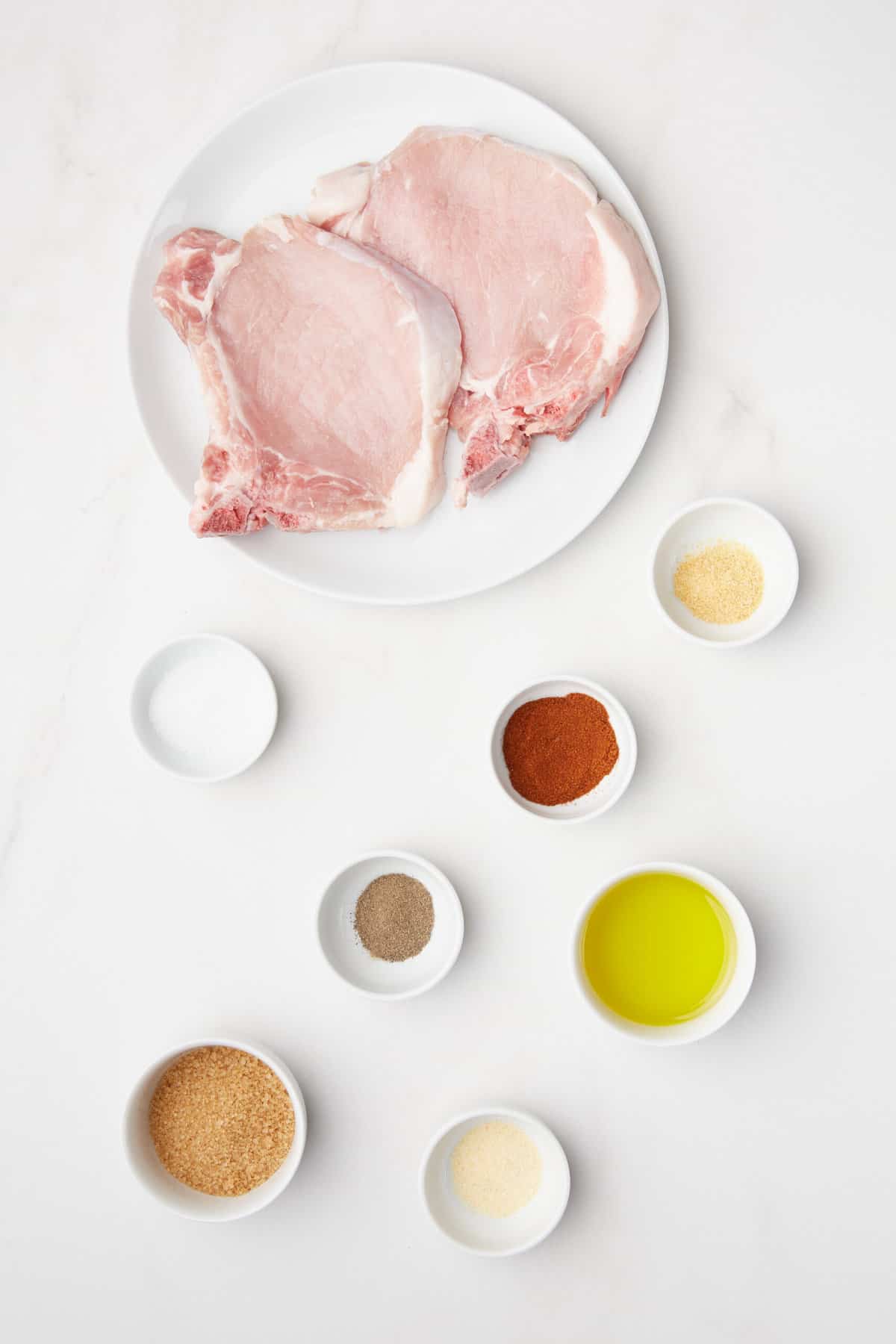 ingredients to make air fryer bone in pork chops