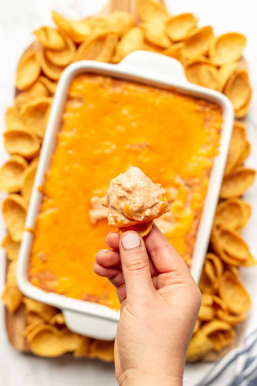 Best Refried Bean Dip (Creamy & Cheesy!) All Things Mamma