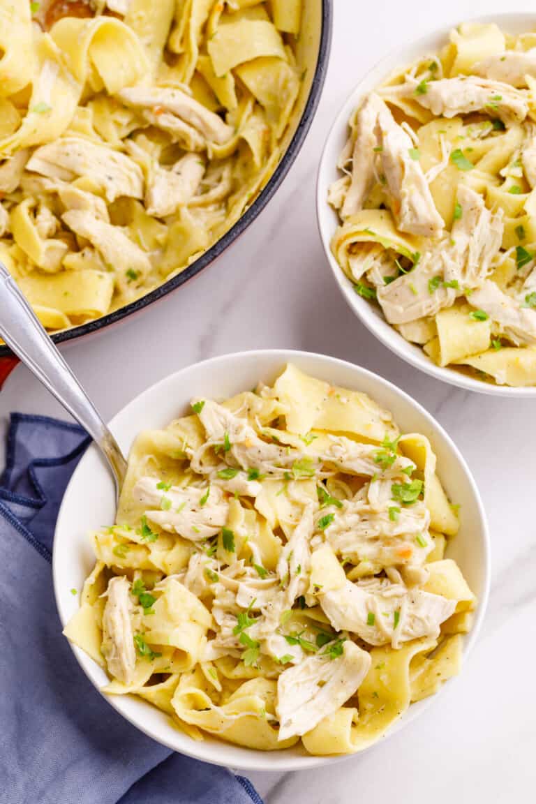 Easy Stovetop Chicken and Noodles Recipe All Things Mamma