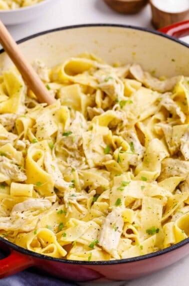 Stovetop Chicken and Noodles Hero-12