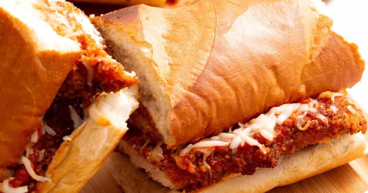 Cheesy Chicken Parmesan Sandwich Recipe All Things Mamma