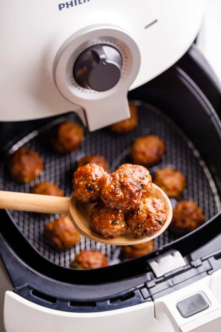Easy Air Fryer Meatballs Recipe All Things Mamma