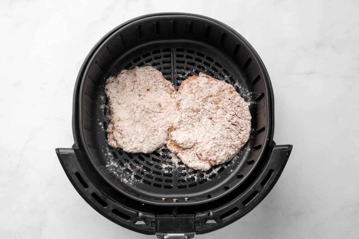 Chicken fried steak in air fryer.
