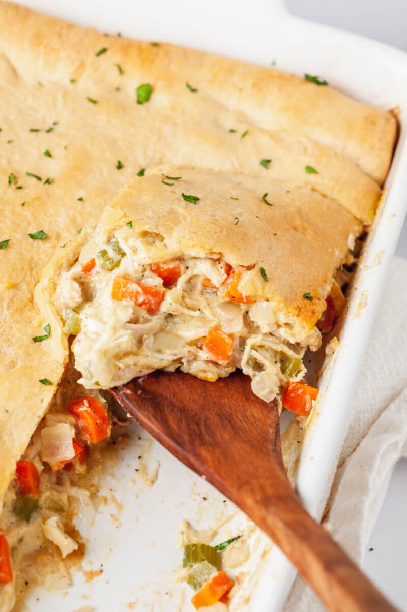 Chicken Pot Pie With Crescent Rolls Recipe All Things Mamma