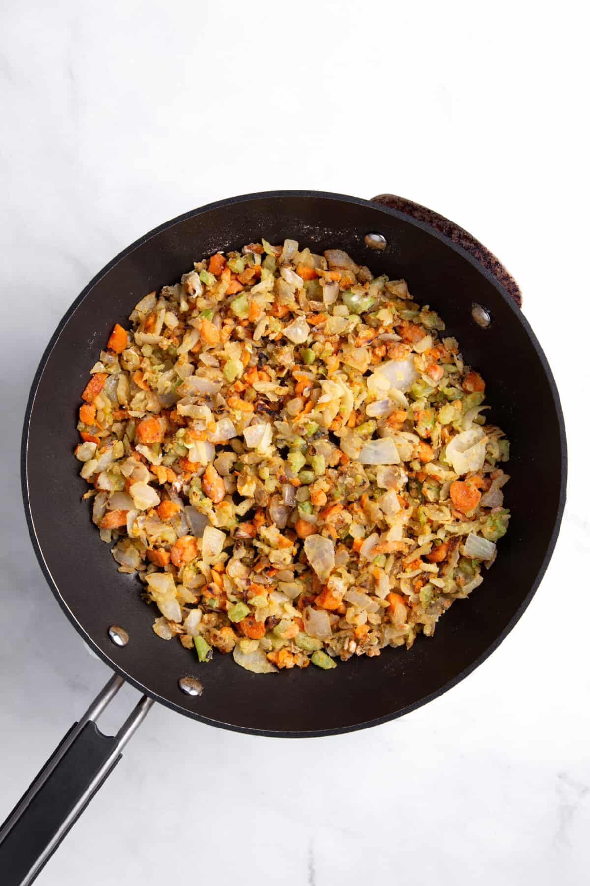 step 1 to make chicken tater tot casserole.