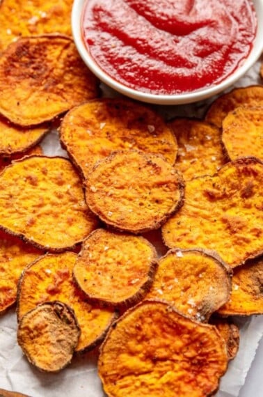Air Fryer Sweet Potato Chips Hero v2-6