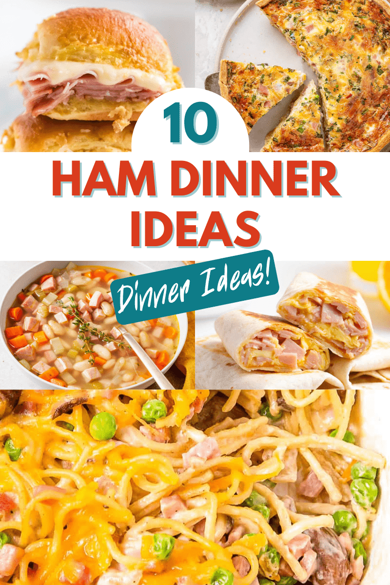 ham dinner recipe ideas collage image