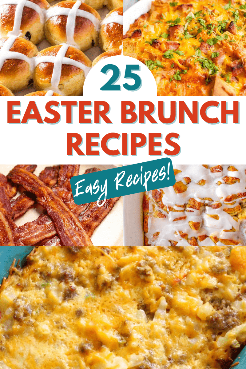 easter brunch recipe ideas collage.