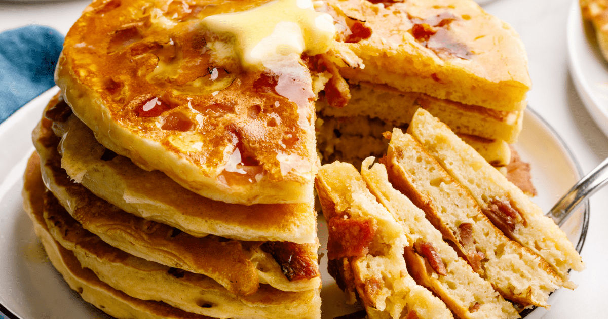 Easy Bacon Pancakes Recipe All Things Mamma