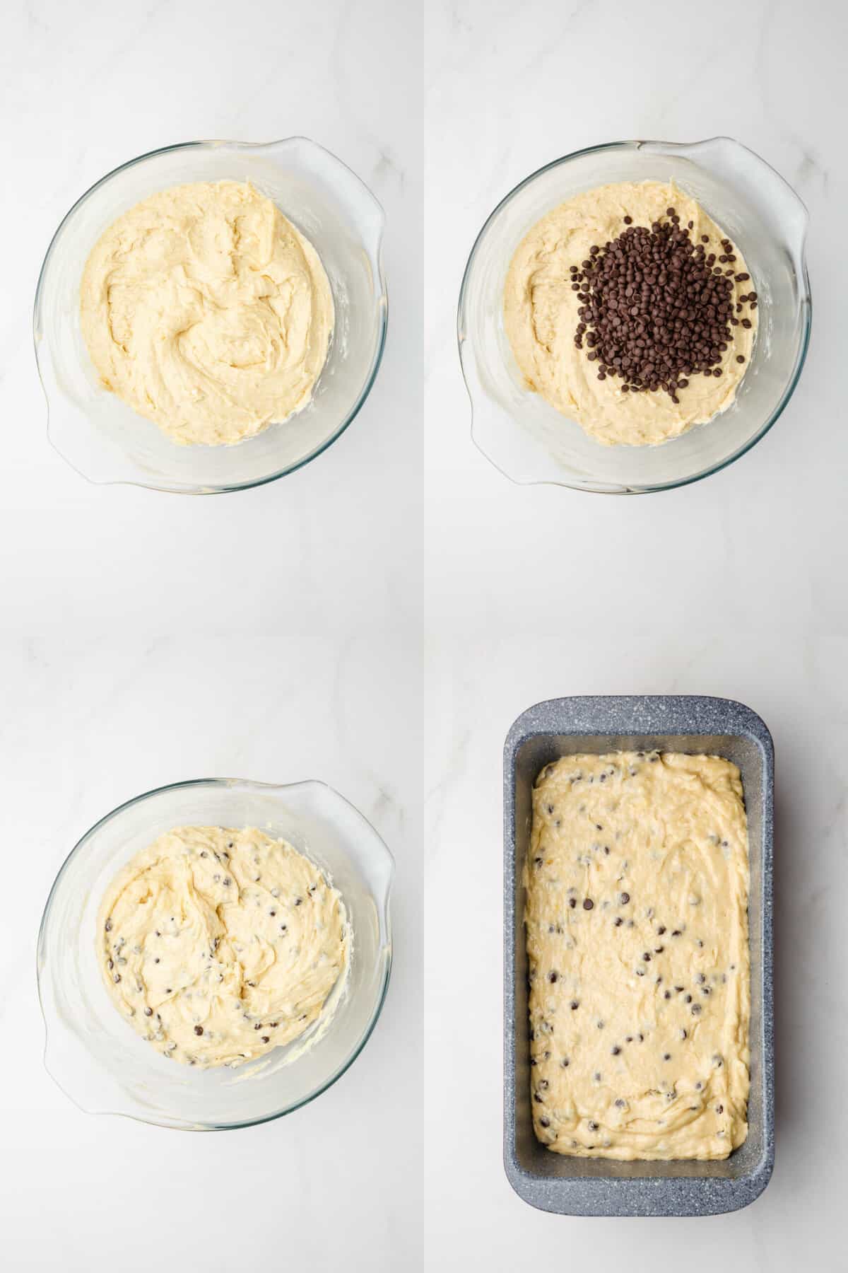 steps to make cake mix banana bread