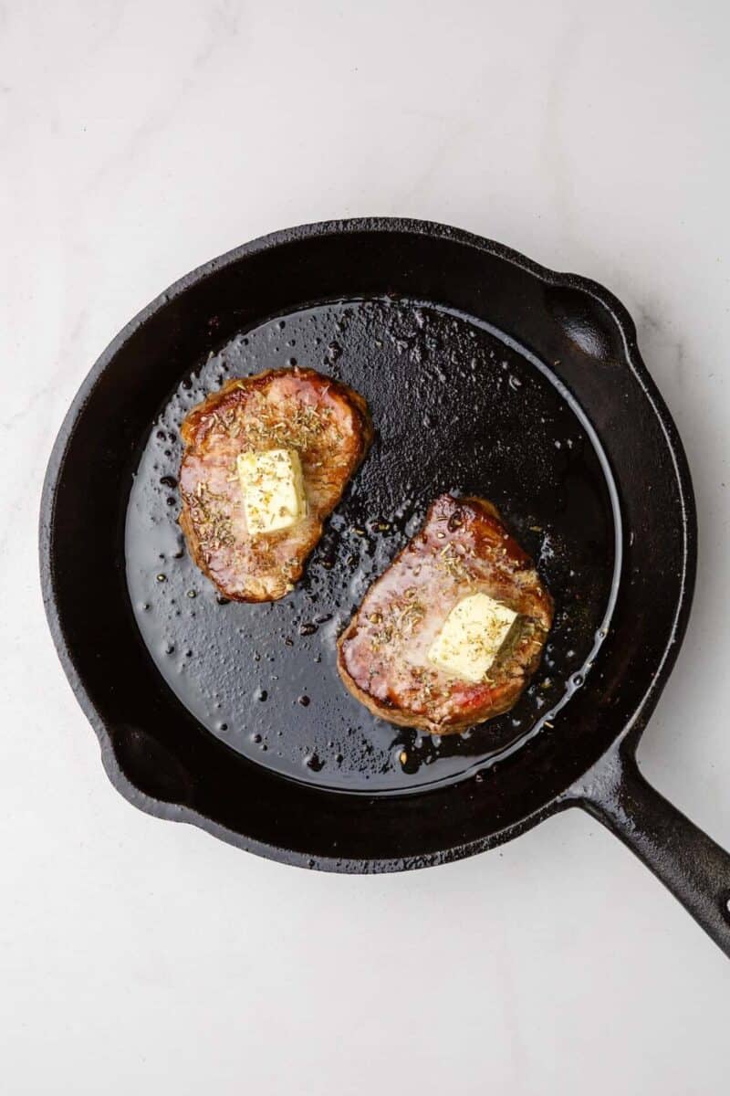 Easy Cast Iron Filet Mignon Recipe All Things Mamma