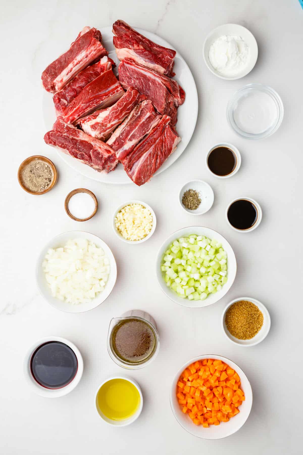 ingredients to make instant pot short ribs